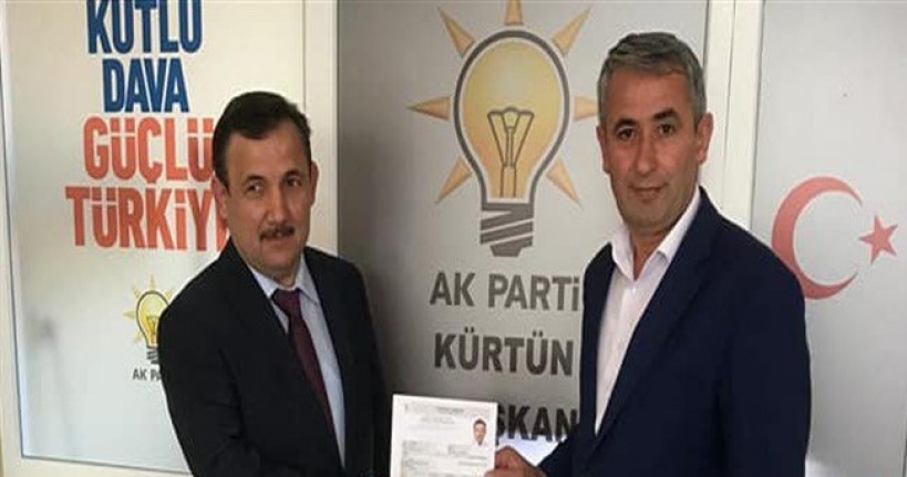 AK Parti  İlçe Başkanı istifa etti